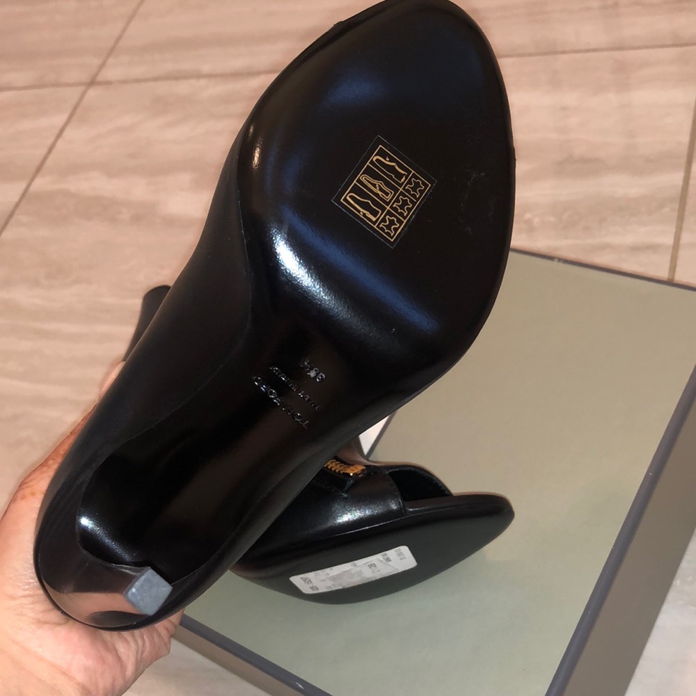 NEW Tom Ford peep toe Ankle boots size 38.5 - Picture 4 of 6
